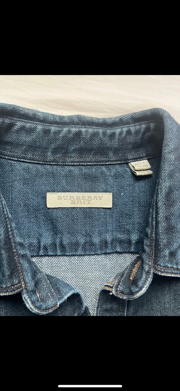 버버리 데님셔츠 상품이미지3