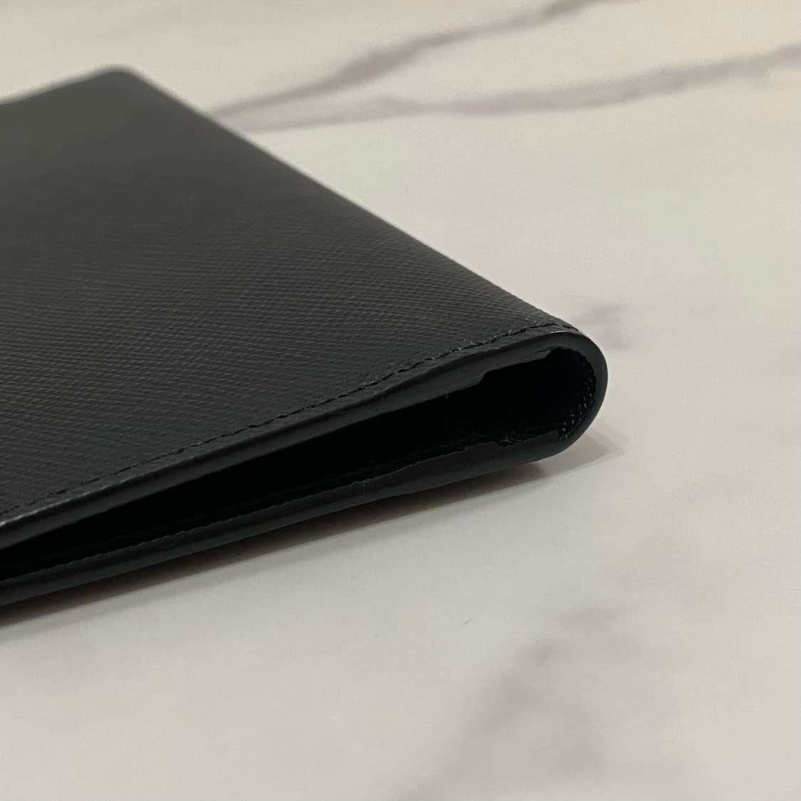 프라다 사피아노 레더 메탈로고 장지갑 블랙 2MV836 상품이미지6