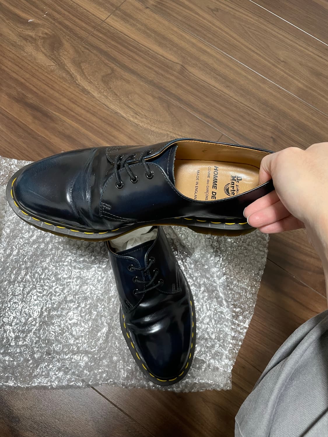 닥터마틴 x 꼼데가르송 1461 빈티지블루  상품이미지4