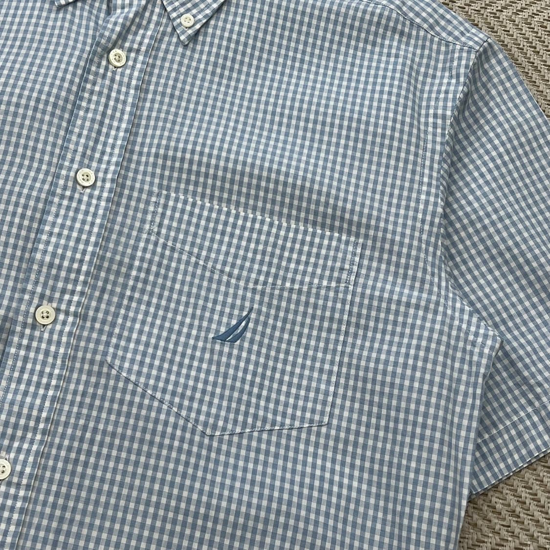 노티카 체크 하프 셔츠 r3570 상품이미지4