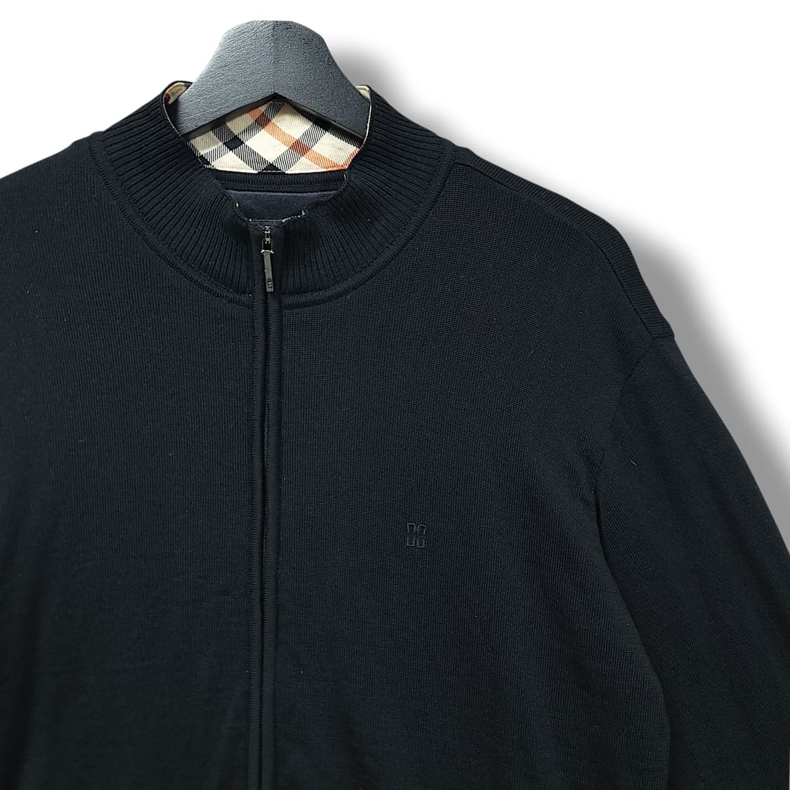 [100] 닥스 골프 블랙 니트 집업 가디건 상품이미지3