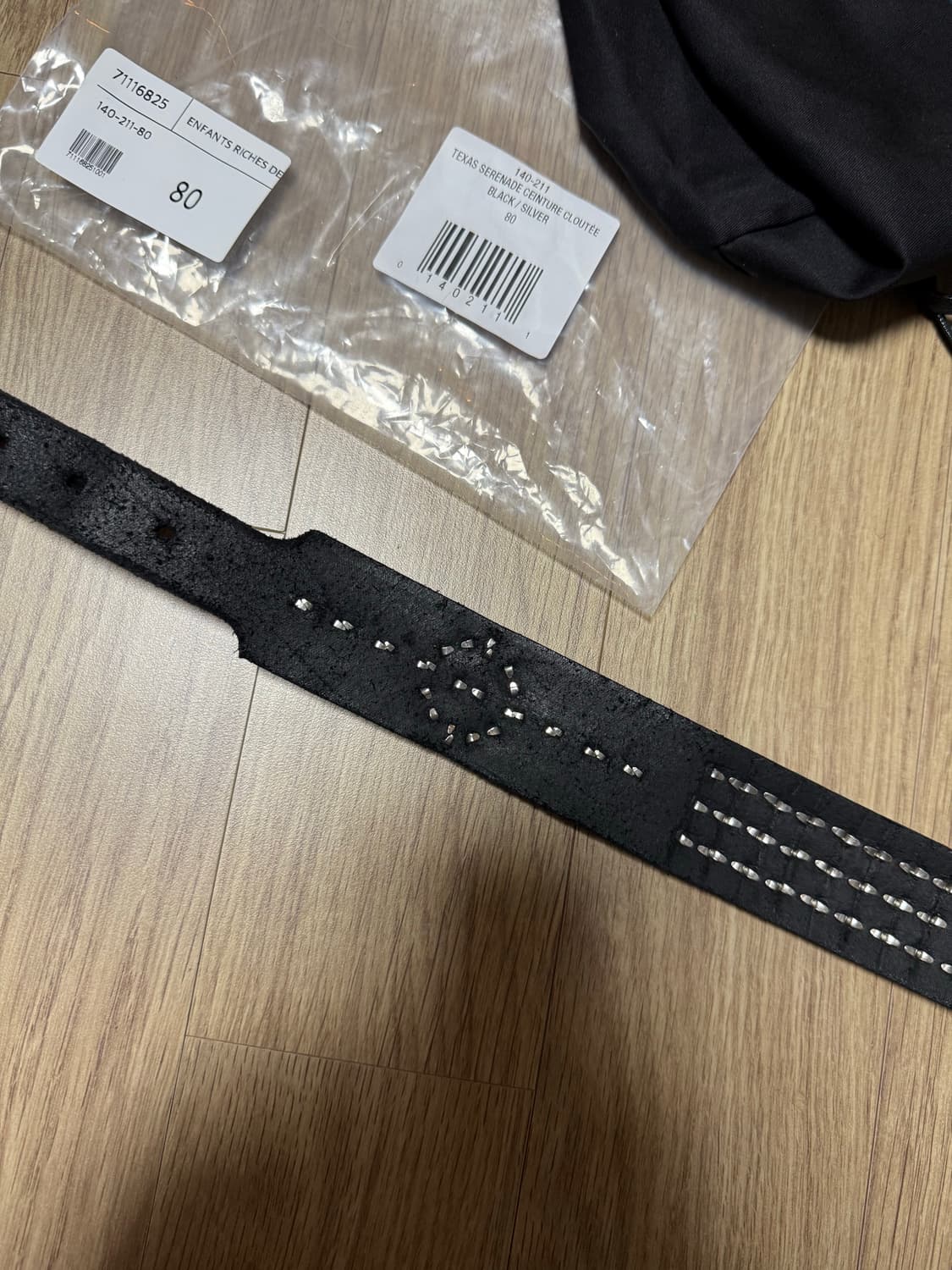 Erd texas surenade studded belt 80 size 상품이미지3