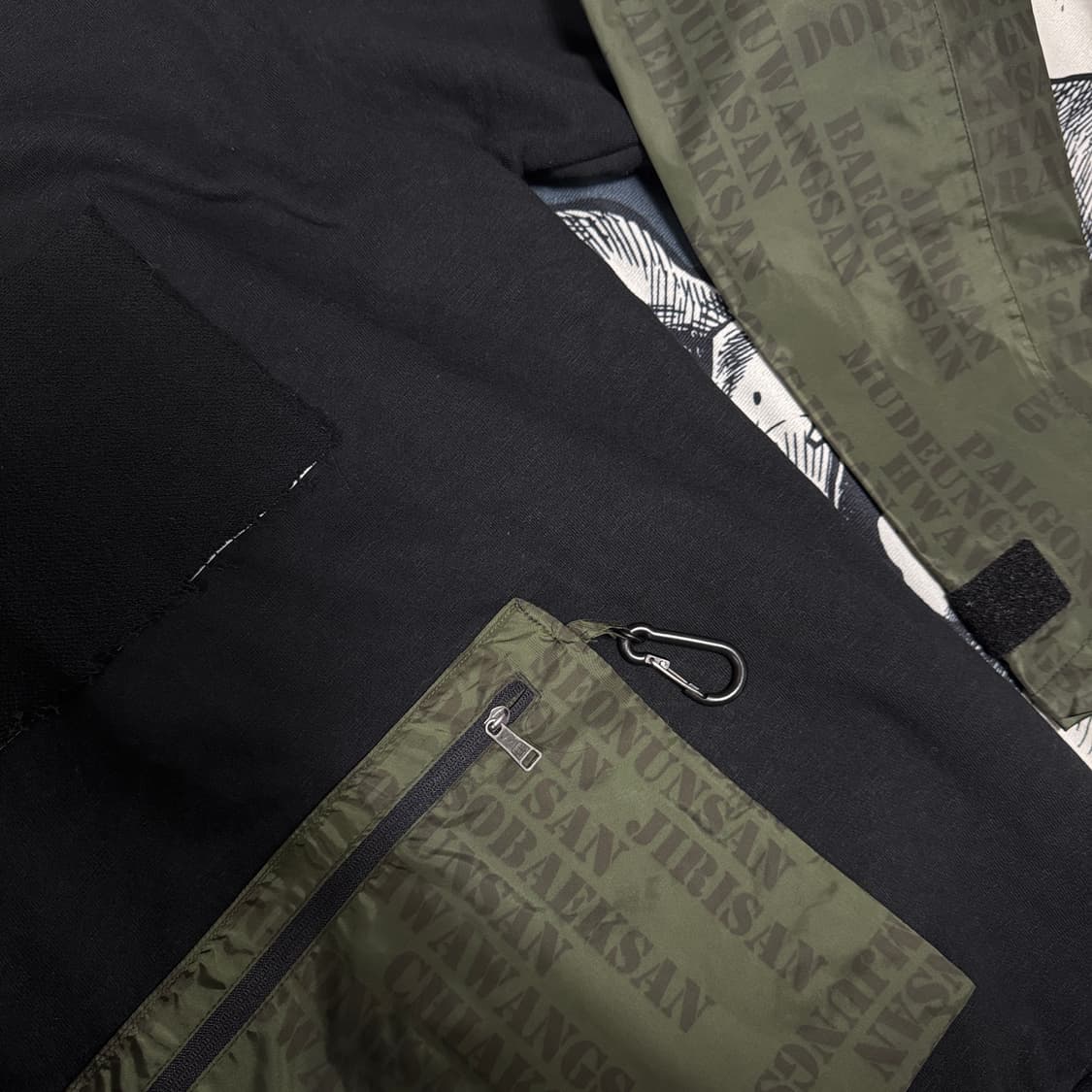 코오롱x레코드 Re:code 맨투맨후드 프리사이즈  상품이미지4