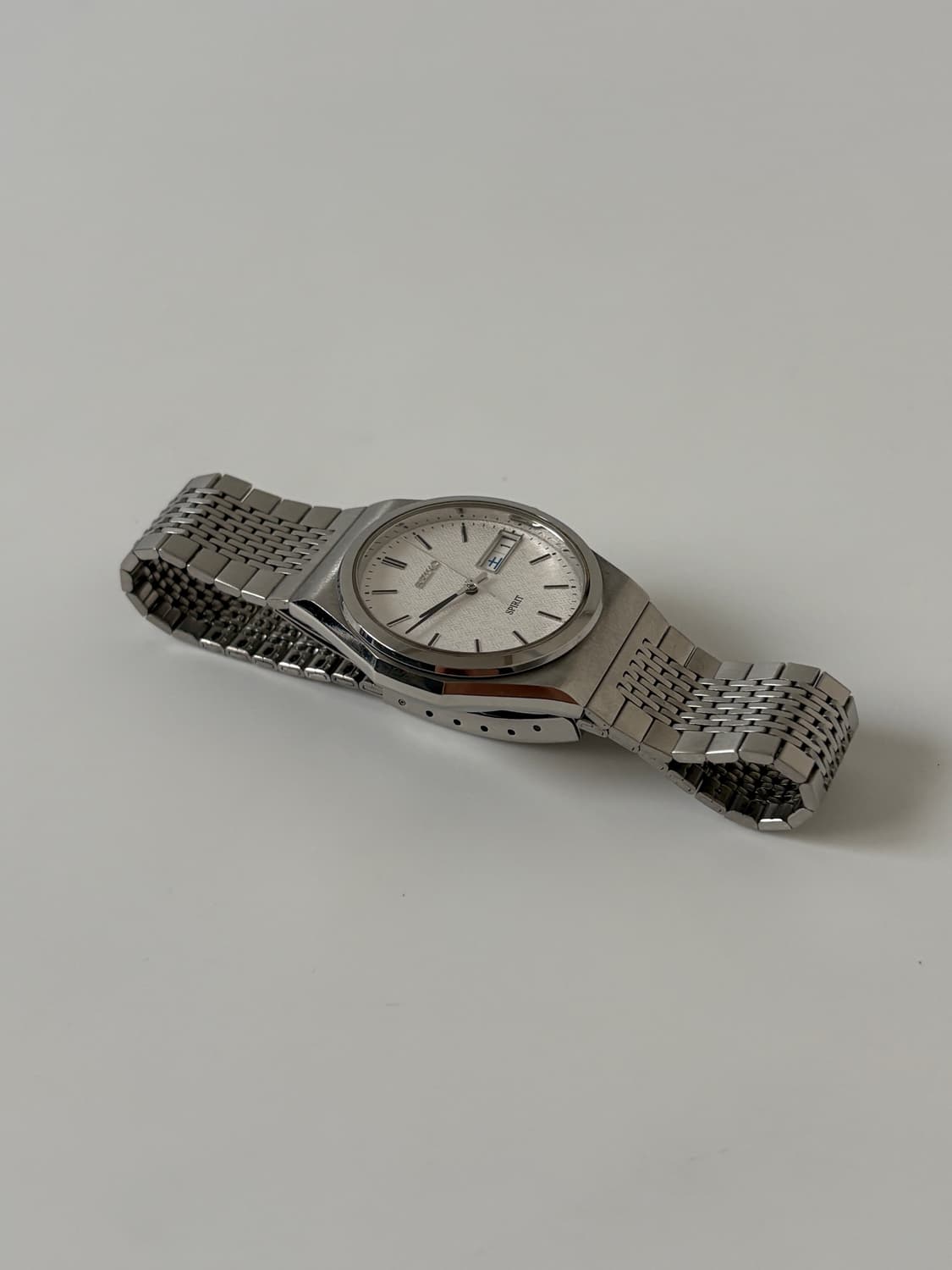 1990s Spirit Texture Dial Silver Quartz 상품이미지6
