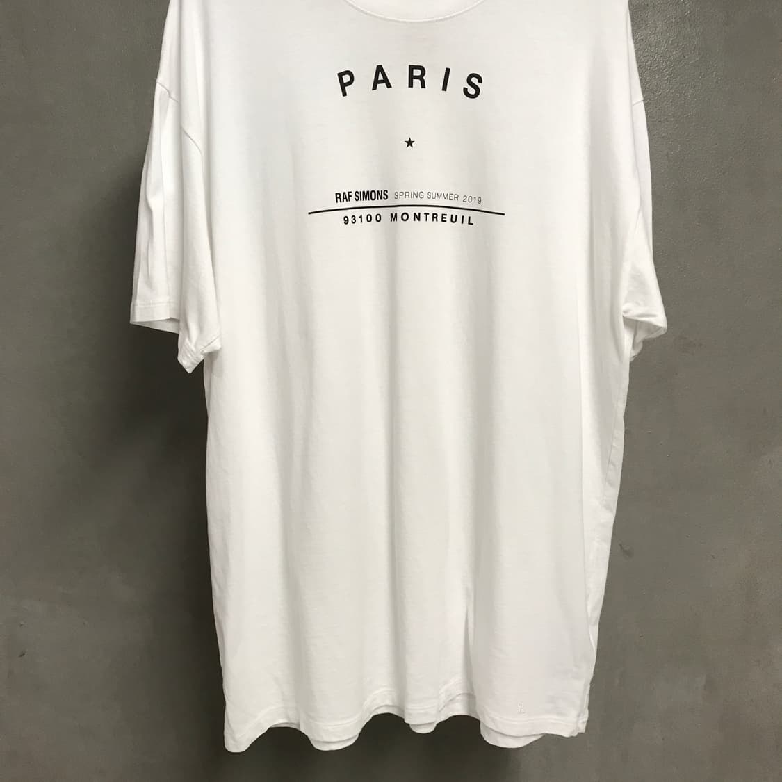 라프시몬스 화이트 반팔 티셔츠 XL 상품이미지3