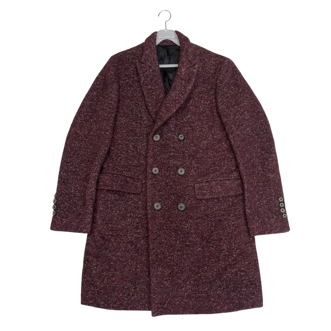 솔리드옴므 알파카 모헤어 더블 코트 상품이미지1