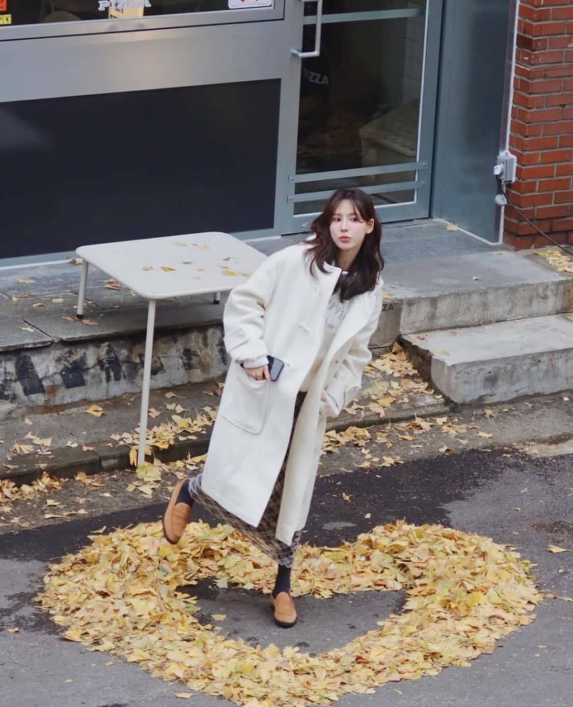 세일가22만9천)커버낫 더플코트 아이보리 상품이미지2