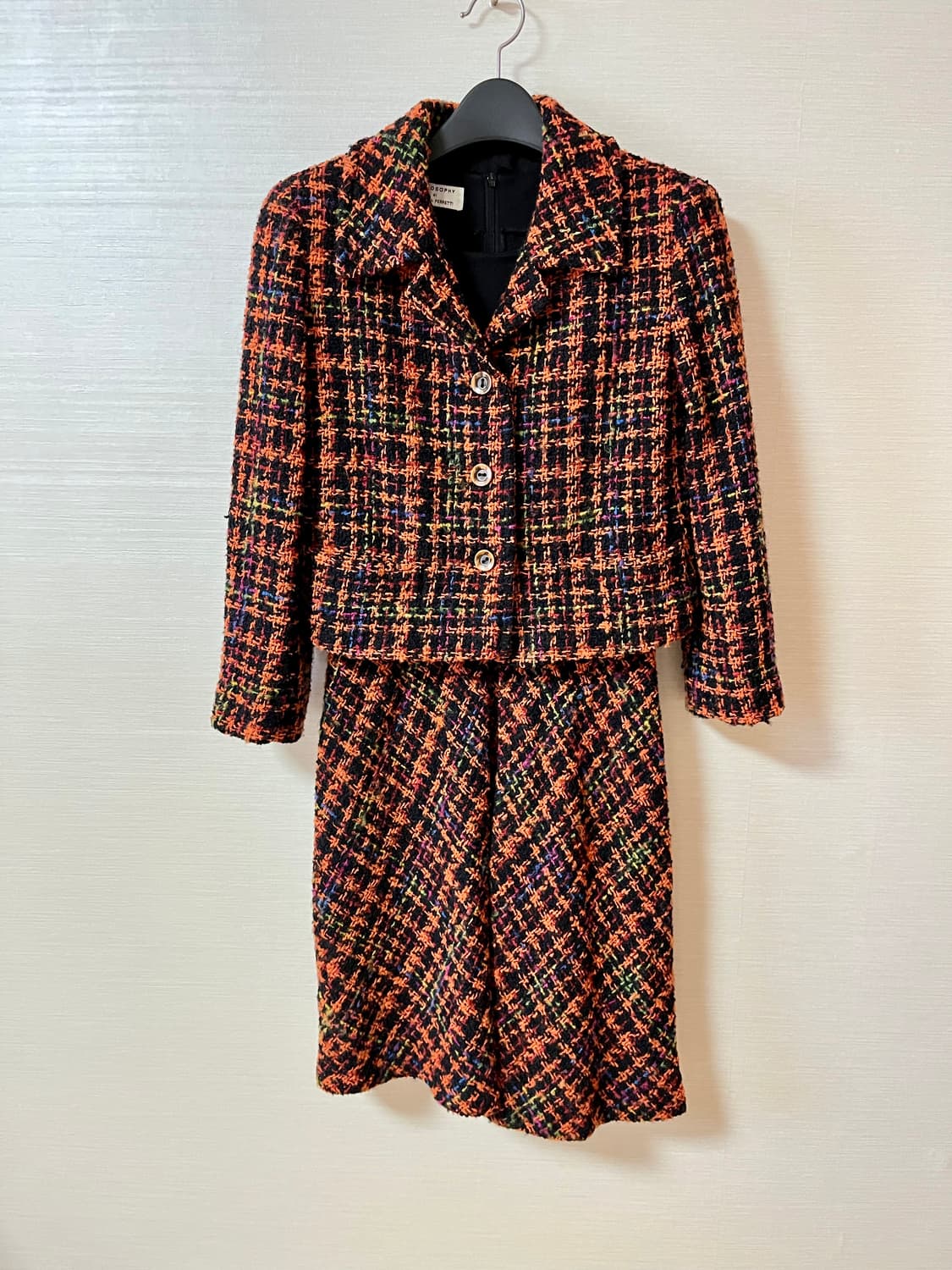 이태리디자이너 ALBERTA FERRETTI 트위드 원피스+자켓 셋업 상품이미지6