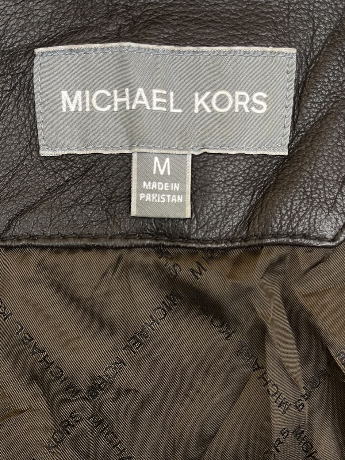 마이클코어스 램 레더 바이커 자켓 상품이미지8