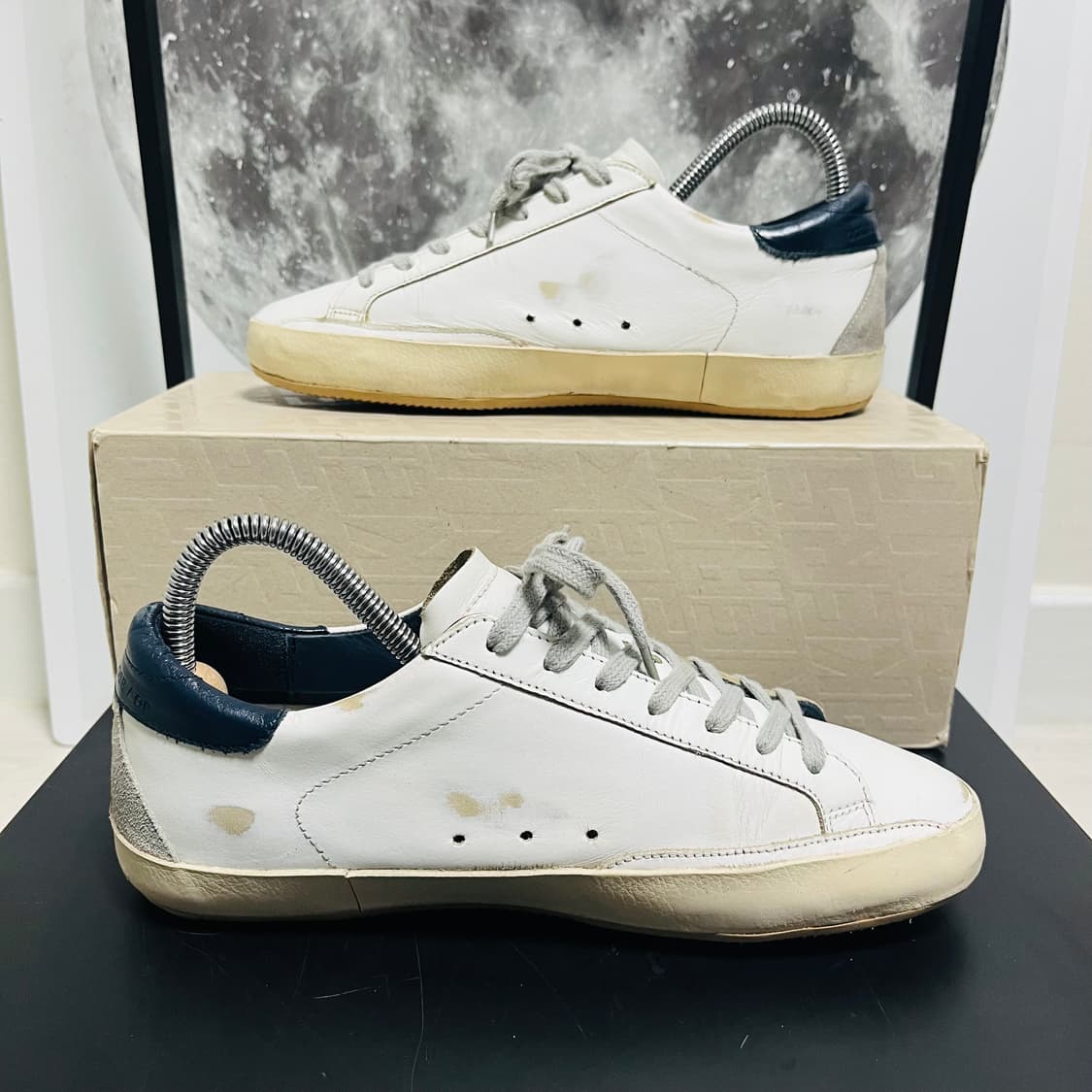 정품 39) 골든구스 네이비탭 스니커즈 250~255 상품이미지2