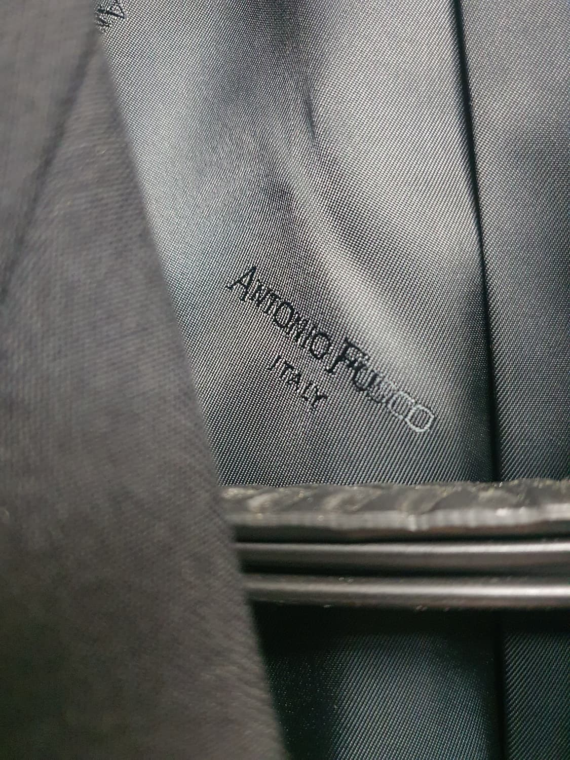 이태리 더블 블랙 블레이저 95사이즈  상품이미지4