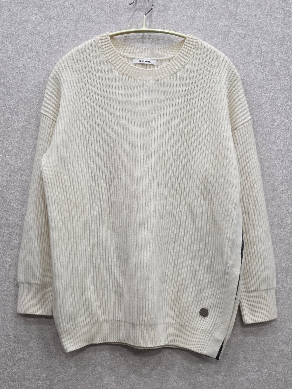쁘렝땅 PRENDANG 캐시미어 아이보리 니트 상품이미지1