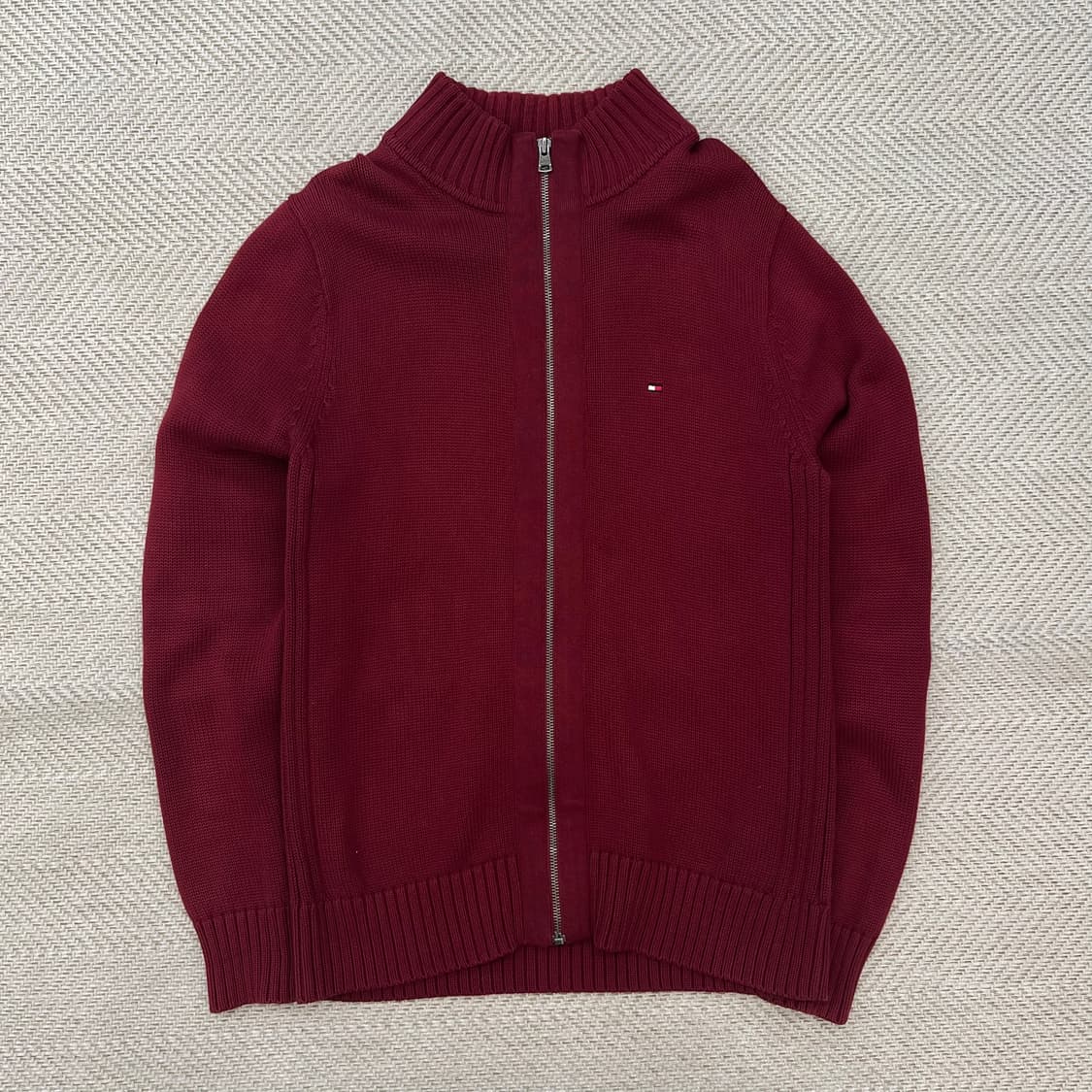 타미힐피거 니트집업 r0372 상품이미지1