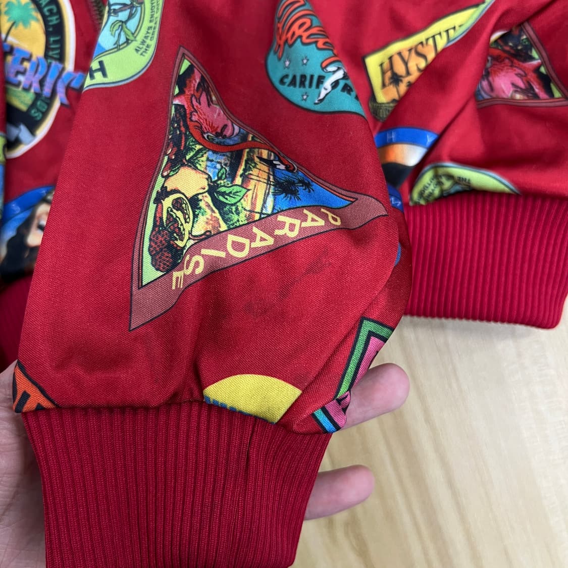 히스테릭글래머 아이콘 패턴 봄버 자켓 상품이미지9