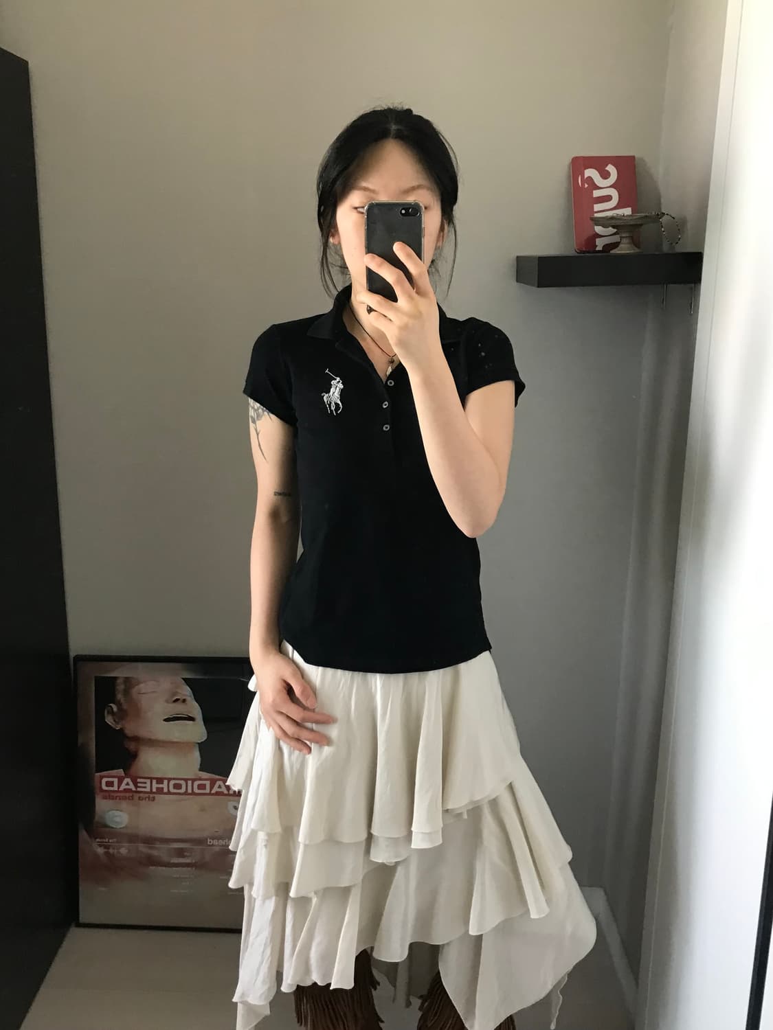 폴로 랄프로렌 빅포니로고 블렉 카라티 상품이미지3