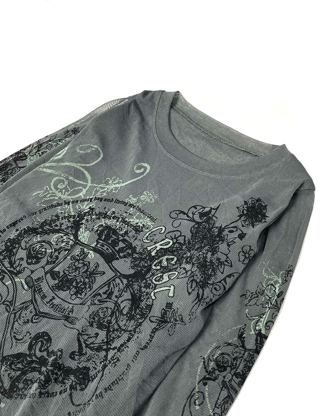 vintage 메쉬 그래픽 티셔츠  상품이미지3