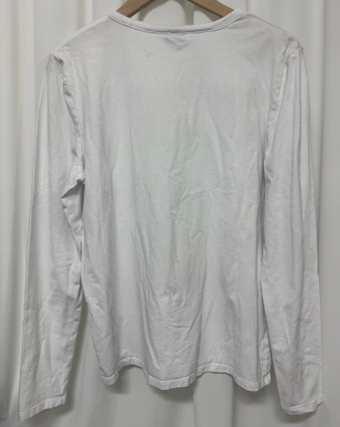 타미힐피거 흰색 기본 라운드티 상품이미지4