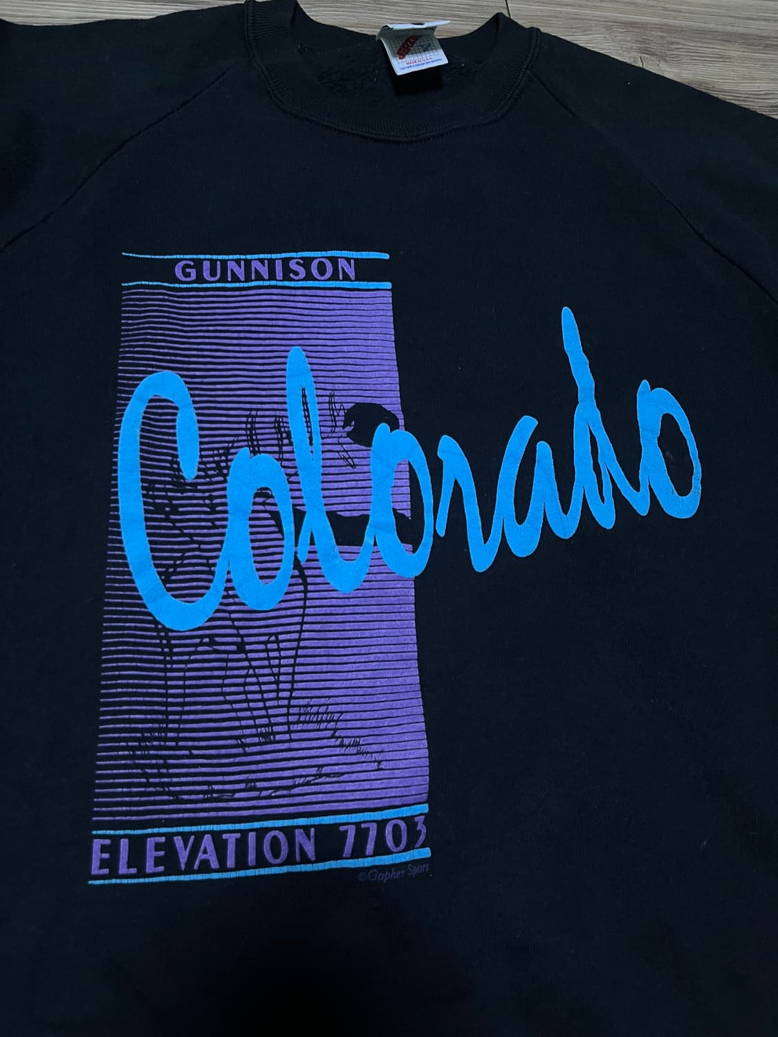 80s usa Jerzees 50/50 래글런 맨투맨 상품이미지4