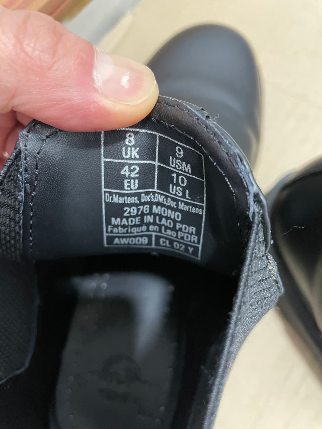 닥터마틴 2976 모노 첼시 부츠 (uk8) 42사이즈(280) 상품이미지7