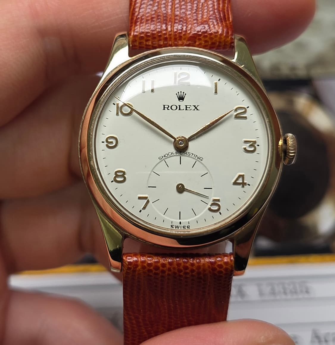 레어] 빈티지 롤렉스 9k올금통 Ref.12325 독립초침 아리빅판 (감 상품이미지3
