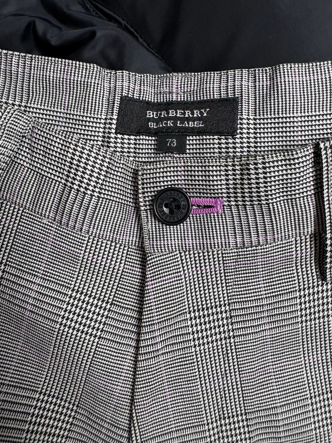 버버리 체크 팬츠 정품 상품이미지4