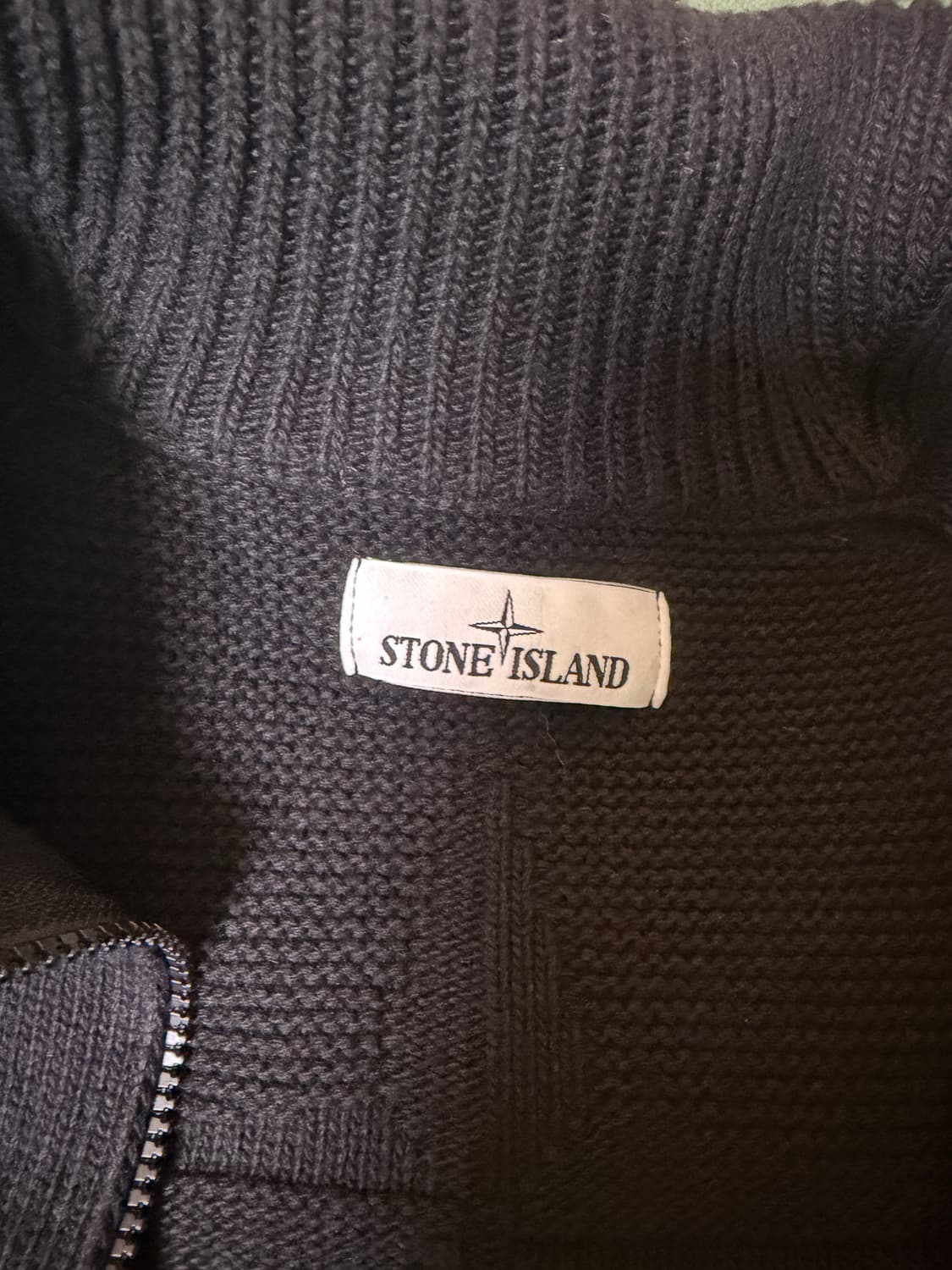 스톤아일랜드 울 니트집업 상품이미지3
