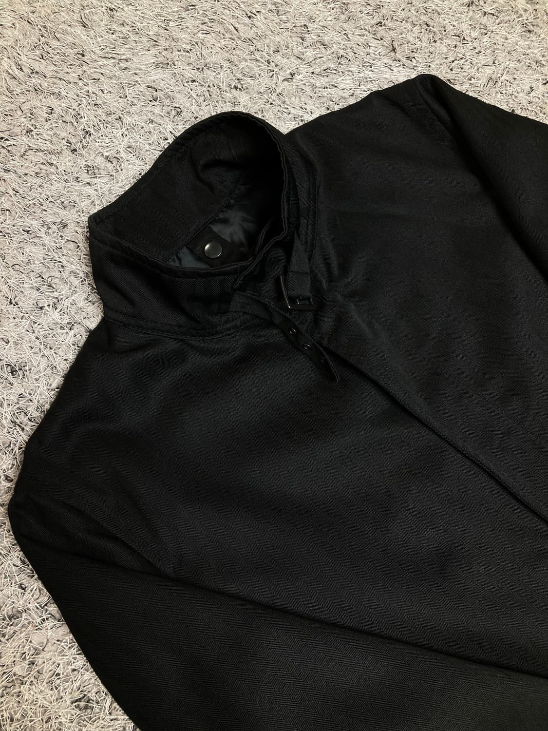 JPN vtg 미들 헤링본 코트 상품이미지3