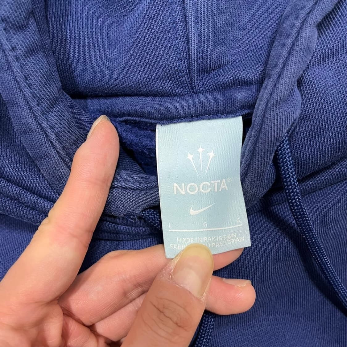 나이키 x 드레이크 녹타 카디널 스탁 에센셜 네이비 후디 상품이미지5