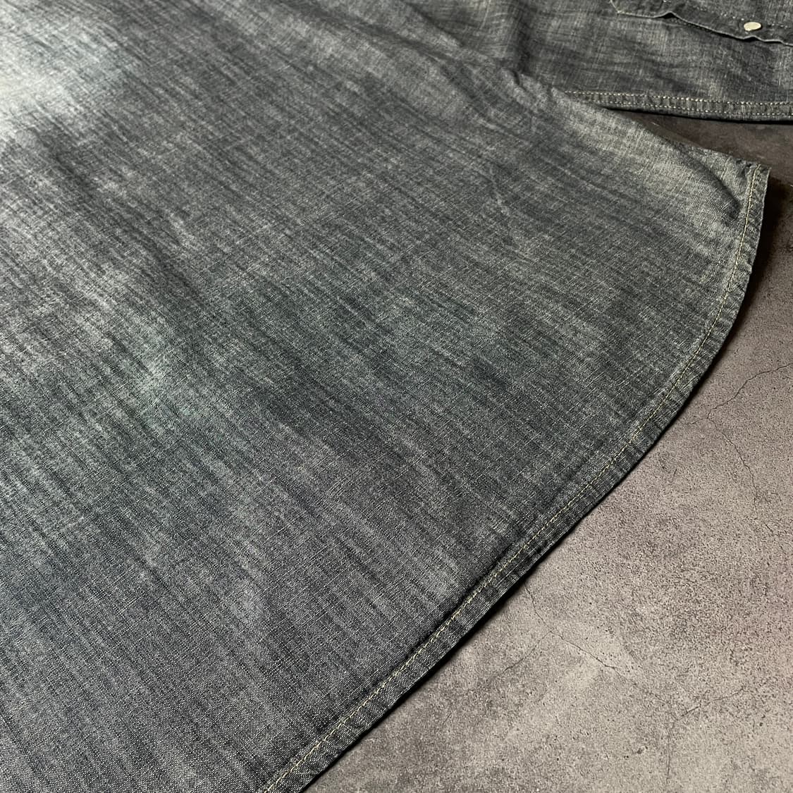 PAPER DENIM & CLOTH 그레이 데님 웨스턴셔츠 A00486 상품이미지8