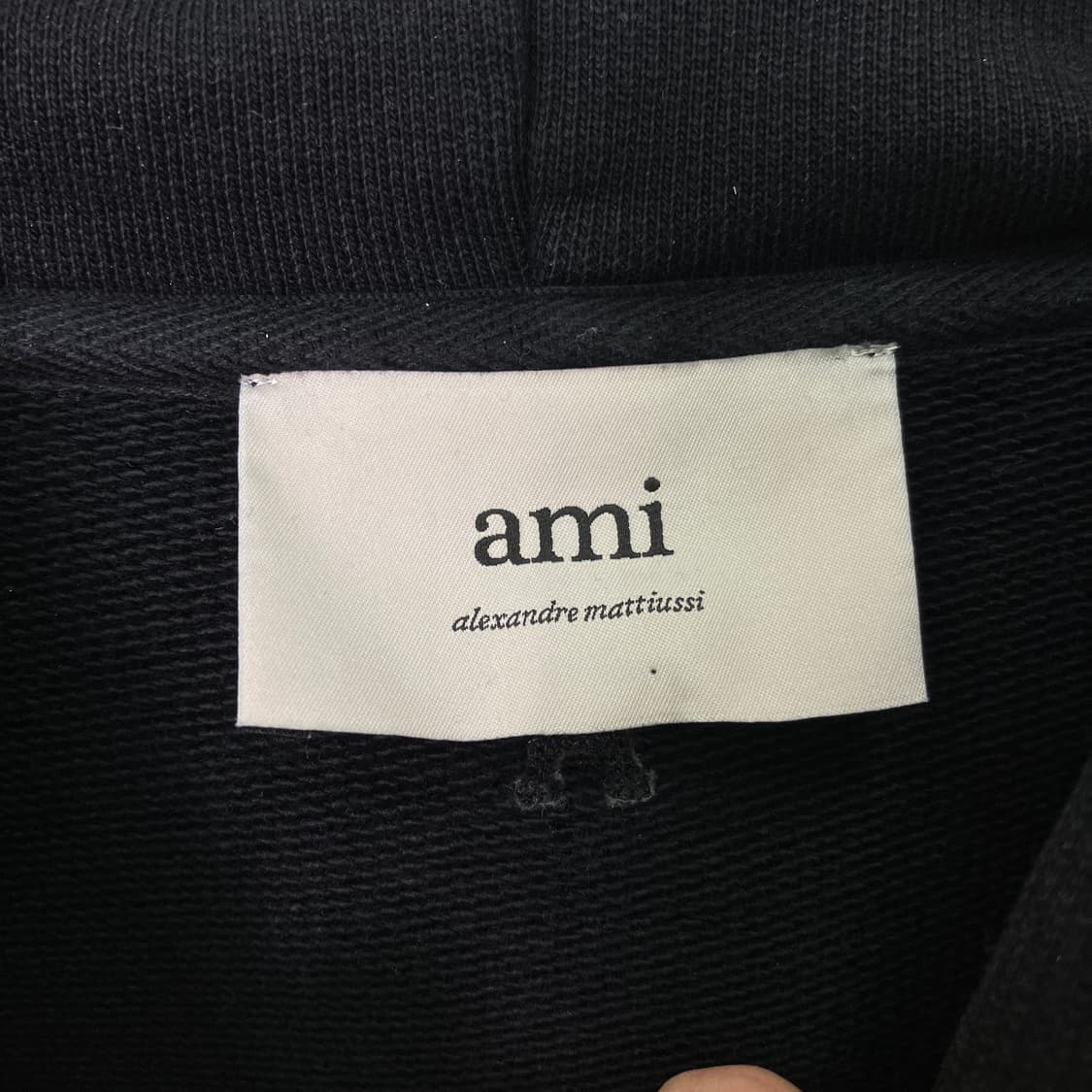 Ami 아미 알렉산드르 마티우시 블랙 후드티  상품이미지3