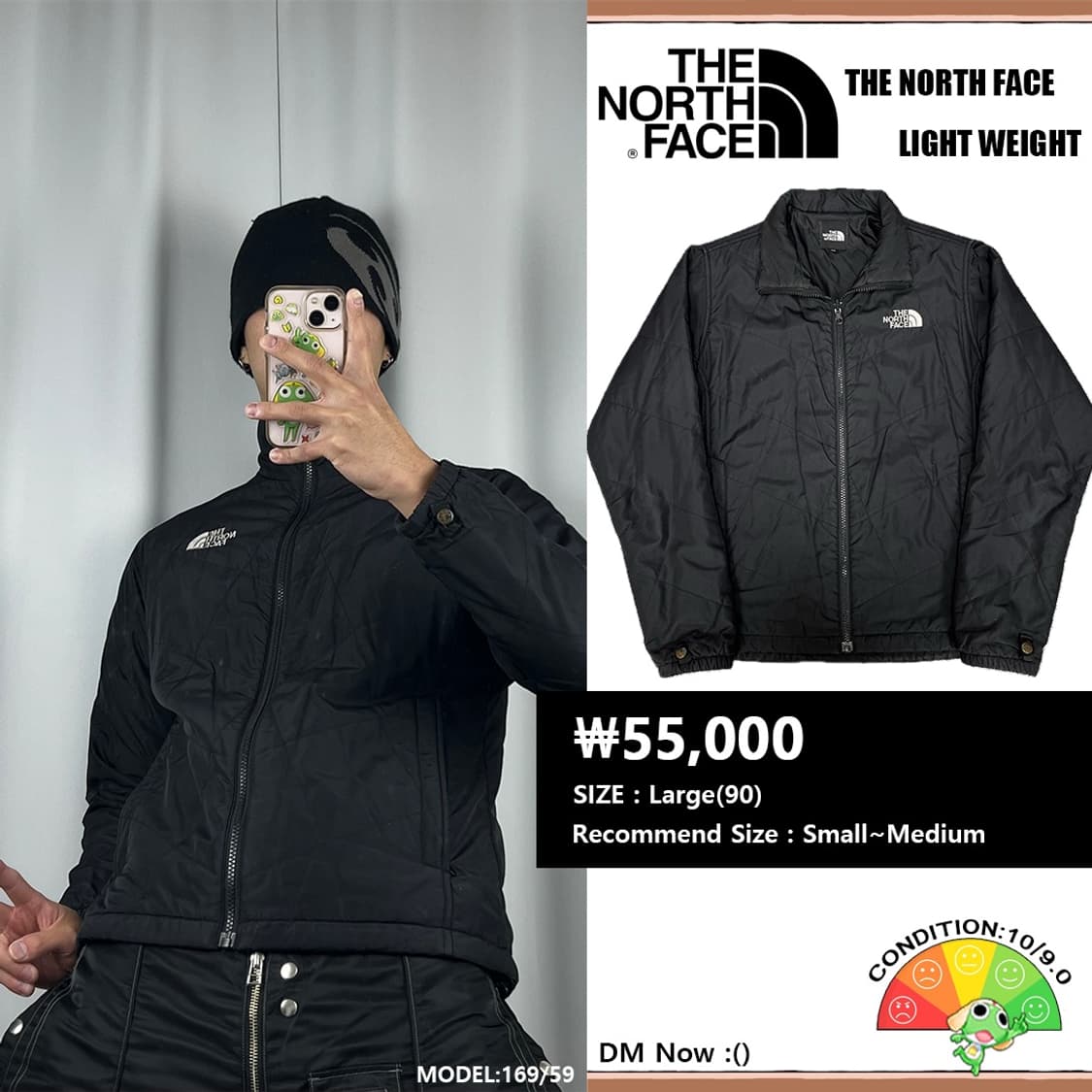 <노스페이스 라이트 경량패딩> No.1323 상품이미지1