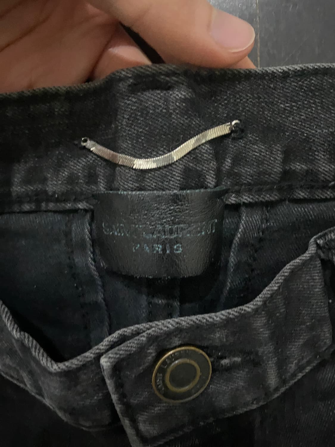 생로랑 2013fw 에디 슬리먼 D02 블랙진 상품이미지3