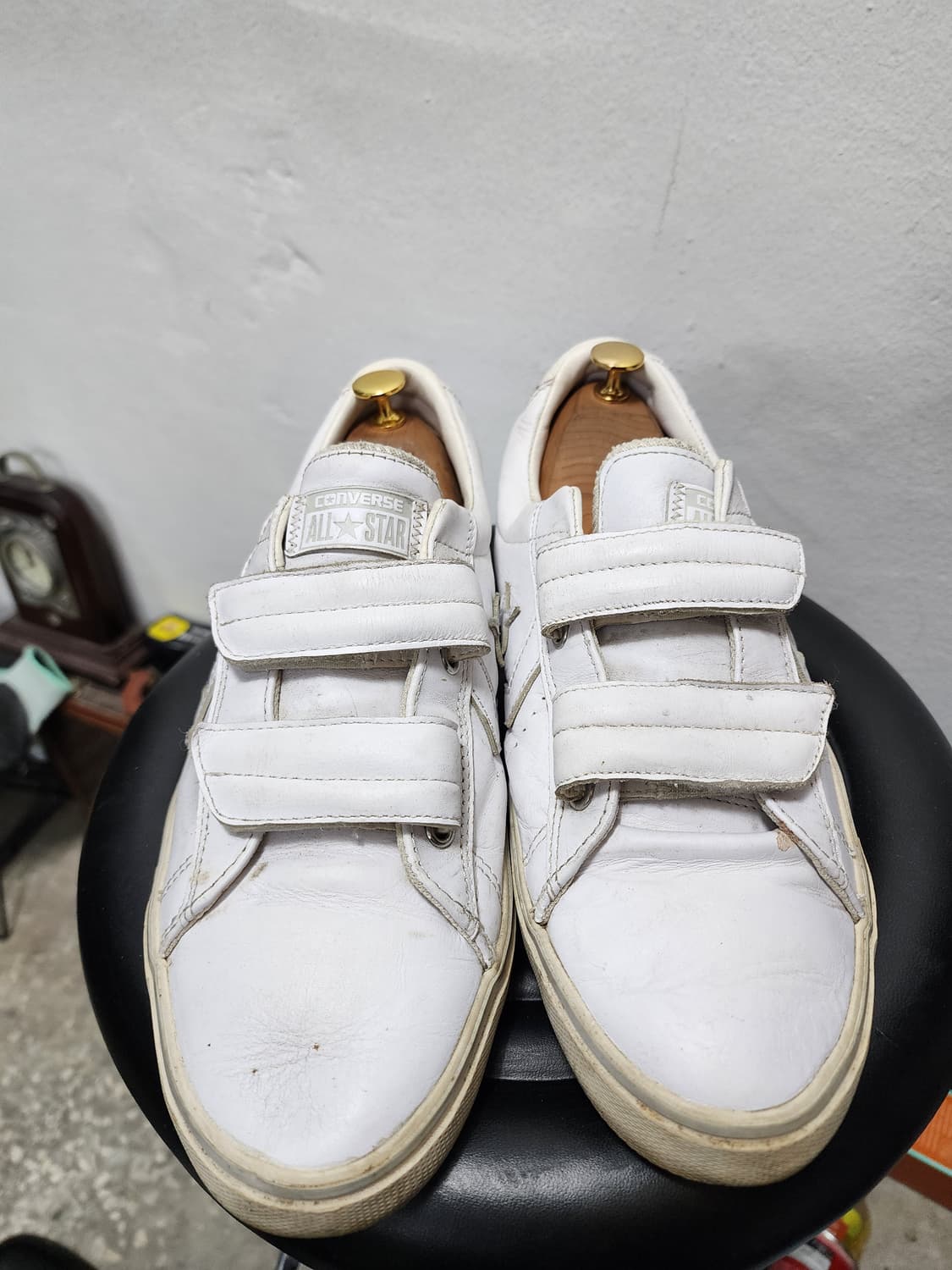 컨버스 벨크로 흰색 스니커즈 상품이미지4