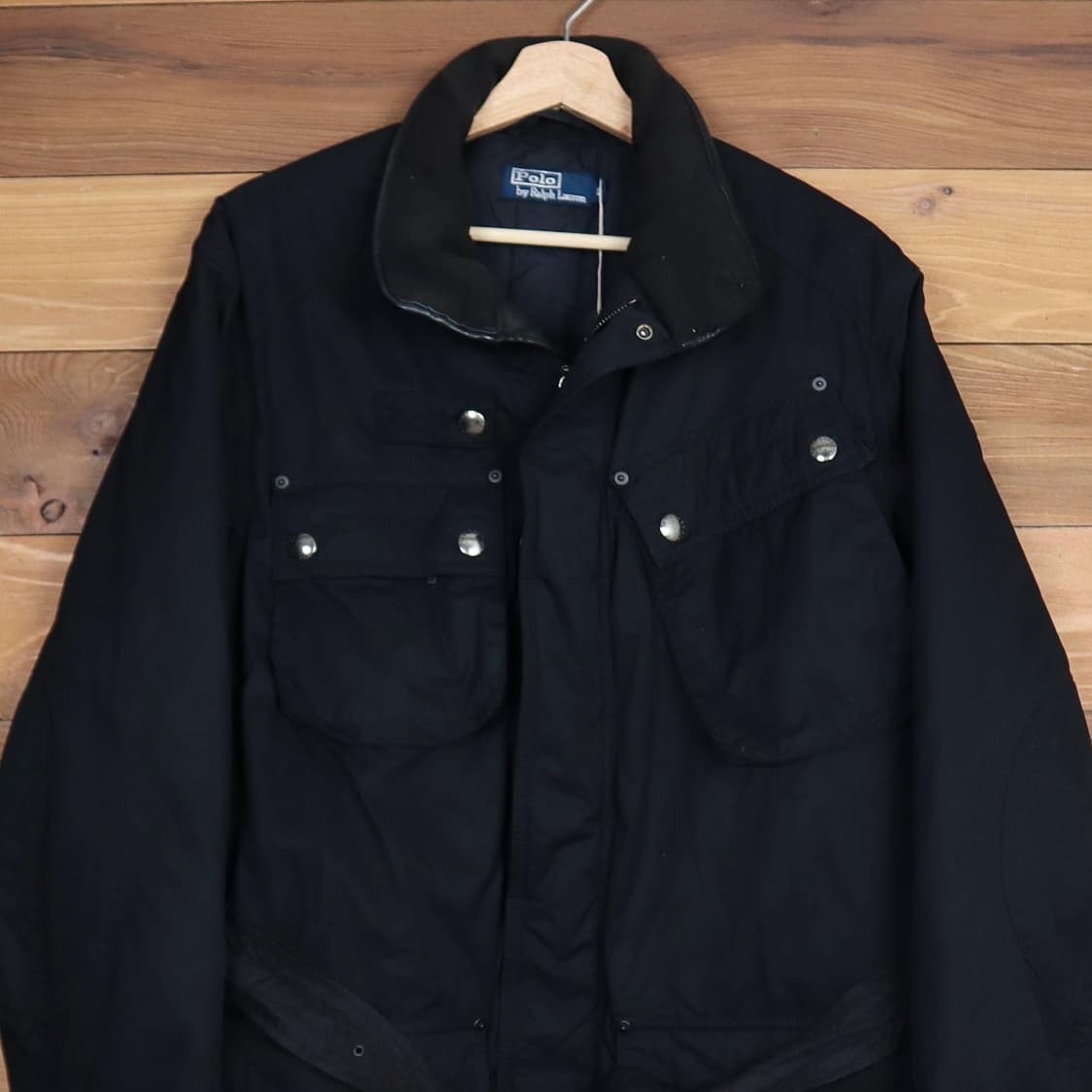 폴로 블랙 바이커 자켓  상품이미지2