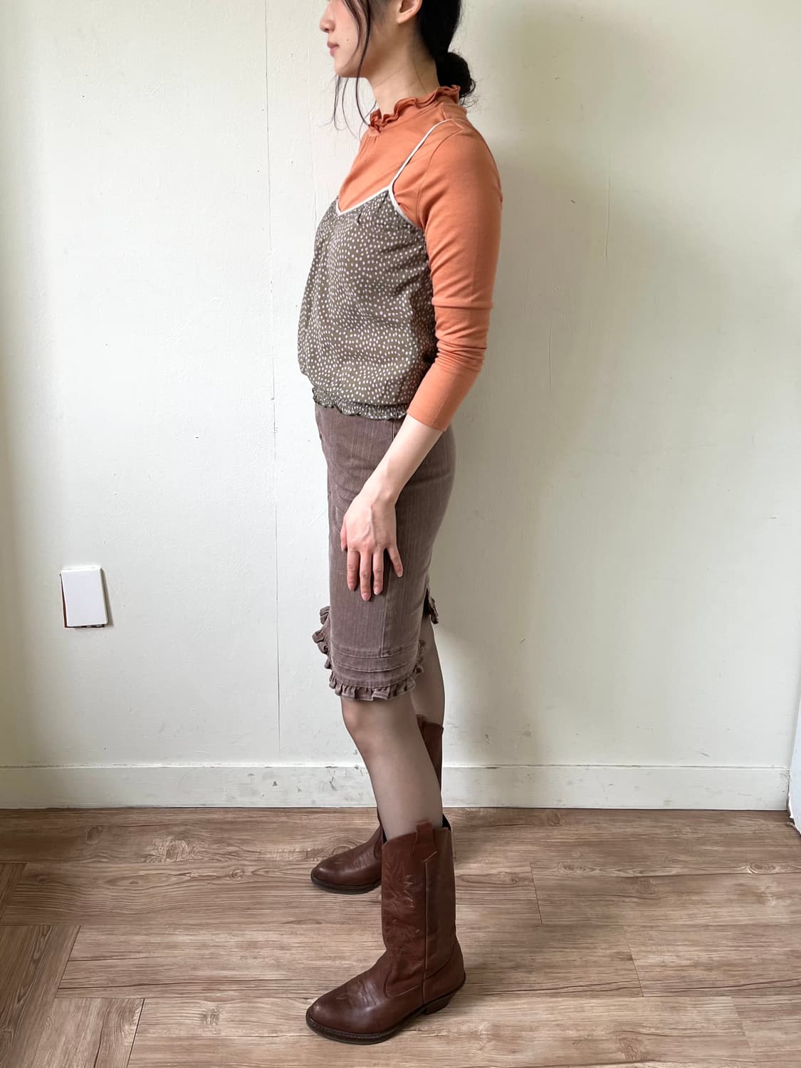 a.v.v 데님 플레어 스커트 상품이미지9