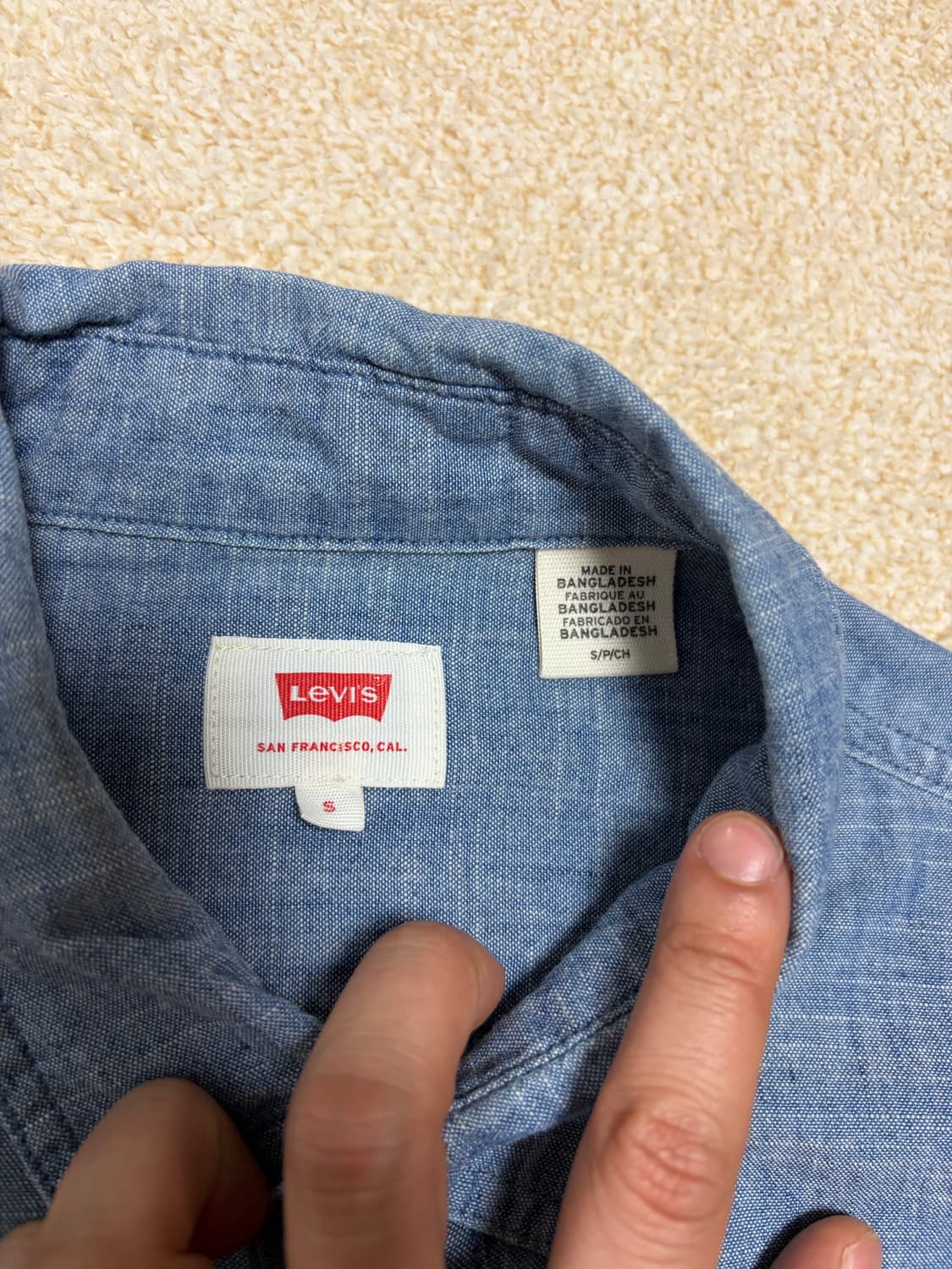 S) 리바이스 샴브레이 셔츠 상품이미지5