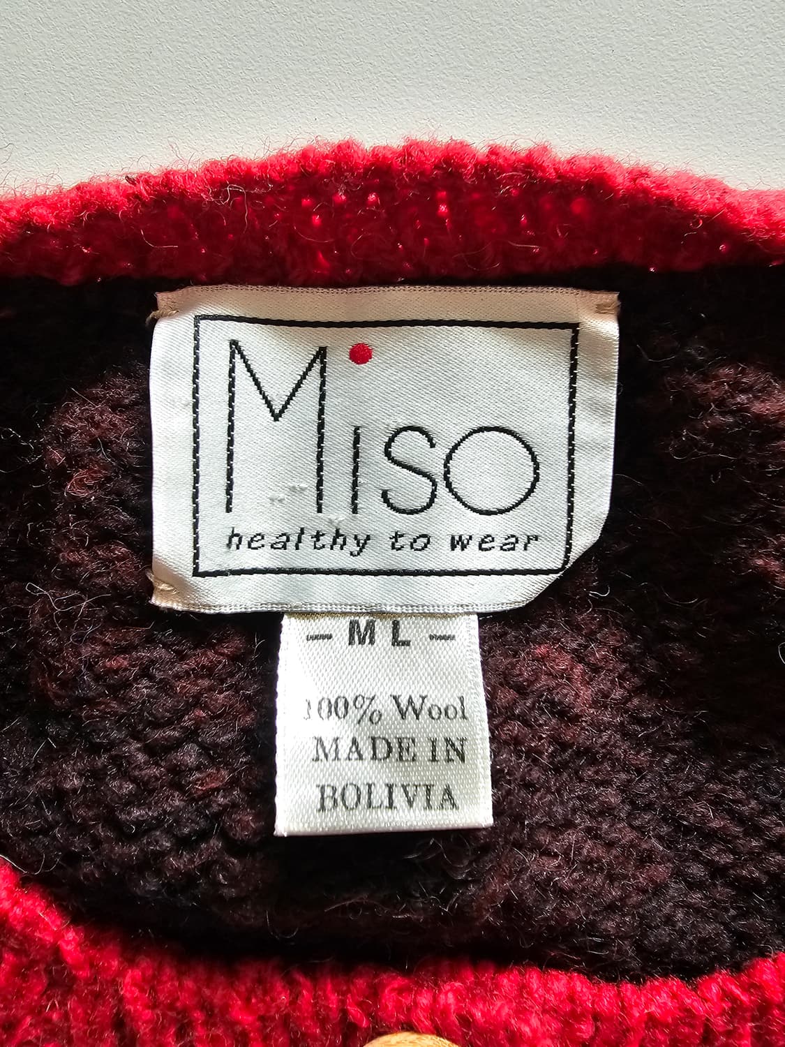 빈티지 크리스마스 울가디건 상품이미지2