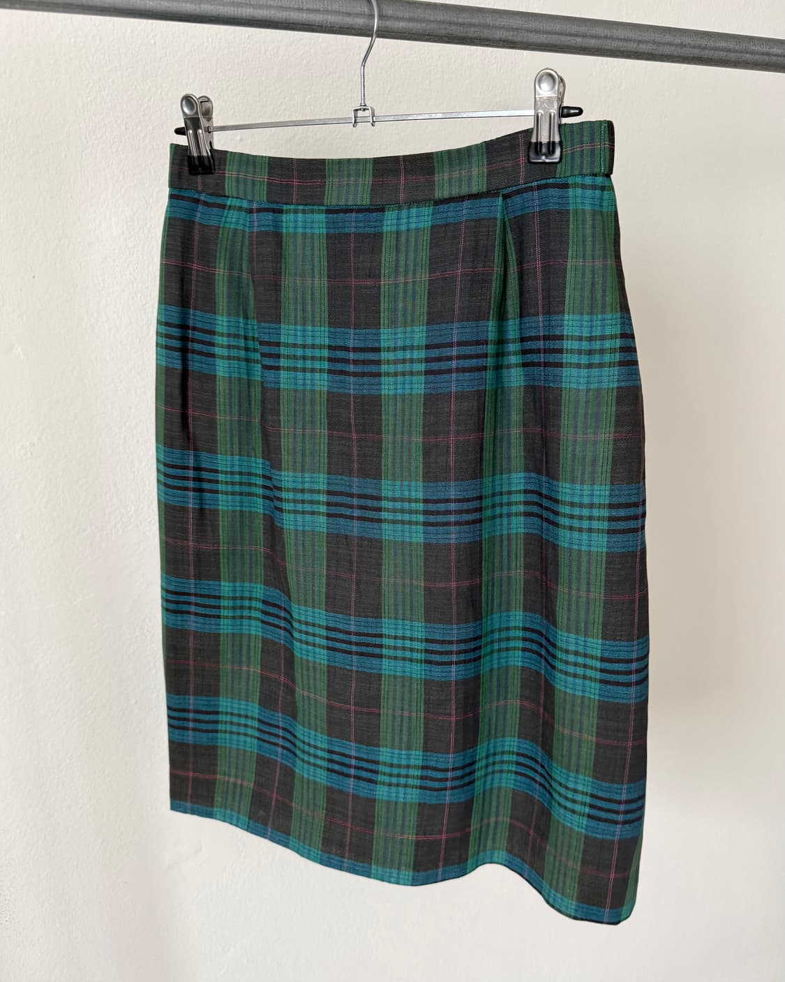 빈티지 체크 스커트 상품이미지3