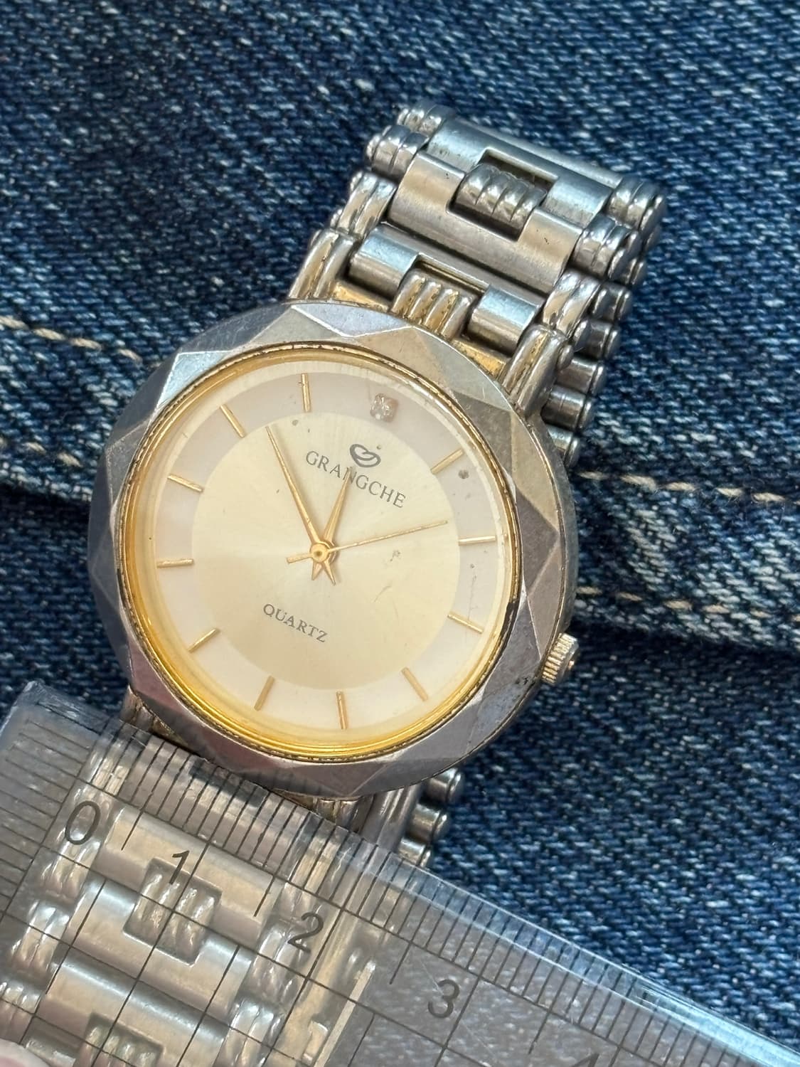 vintage grangche quartz metal watch 상품이미지9