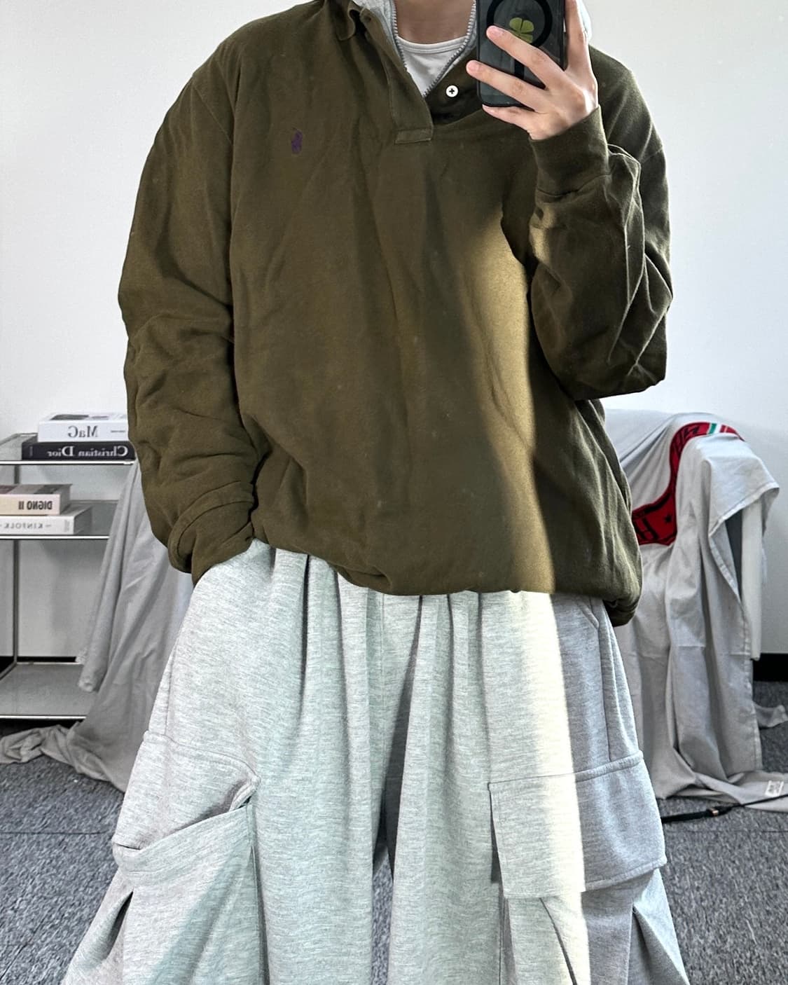 폴로 랄프로렌 카키 브라운 pk L 상품이미지3