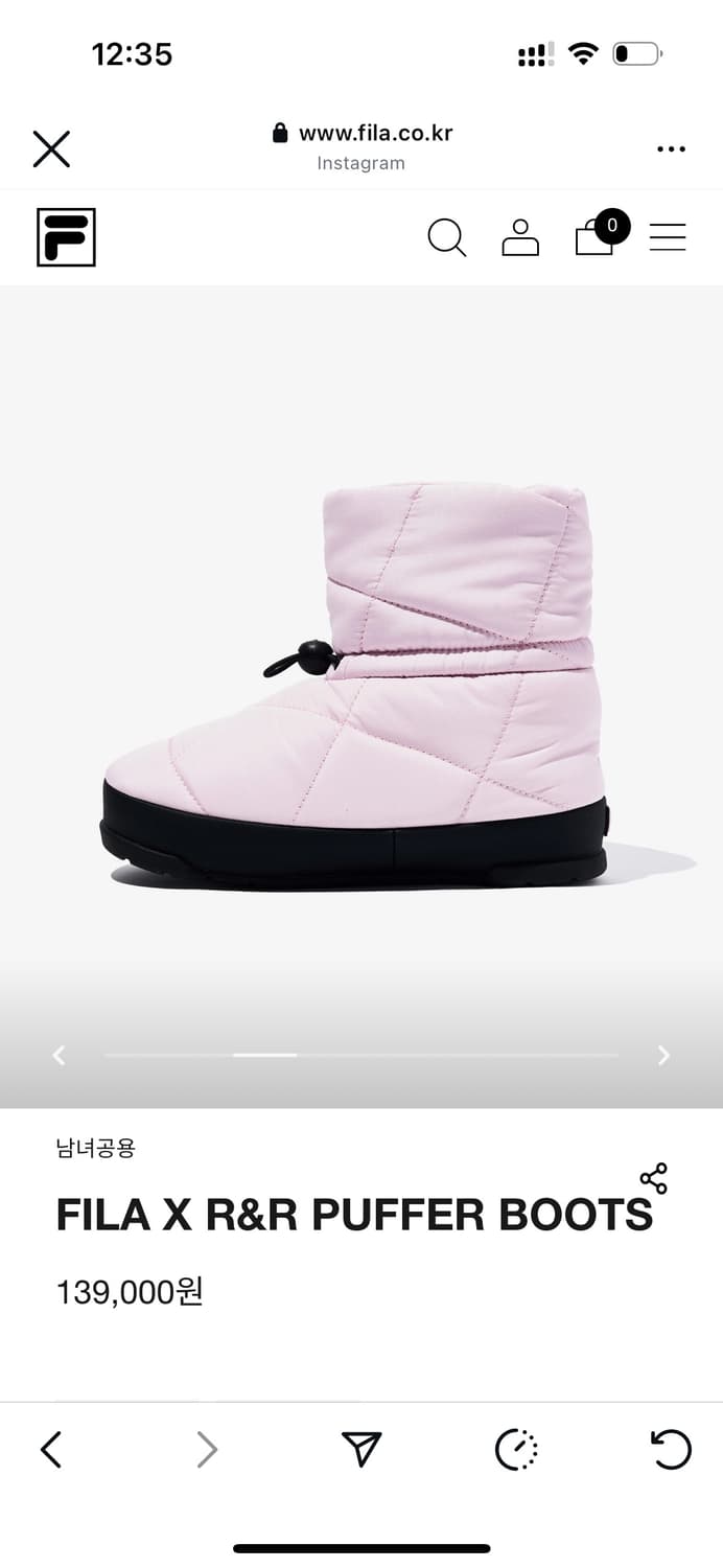 FILA x R&R 푸퍼 패딩 부츠 상품이미지4