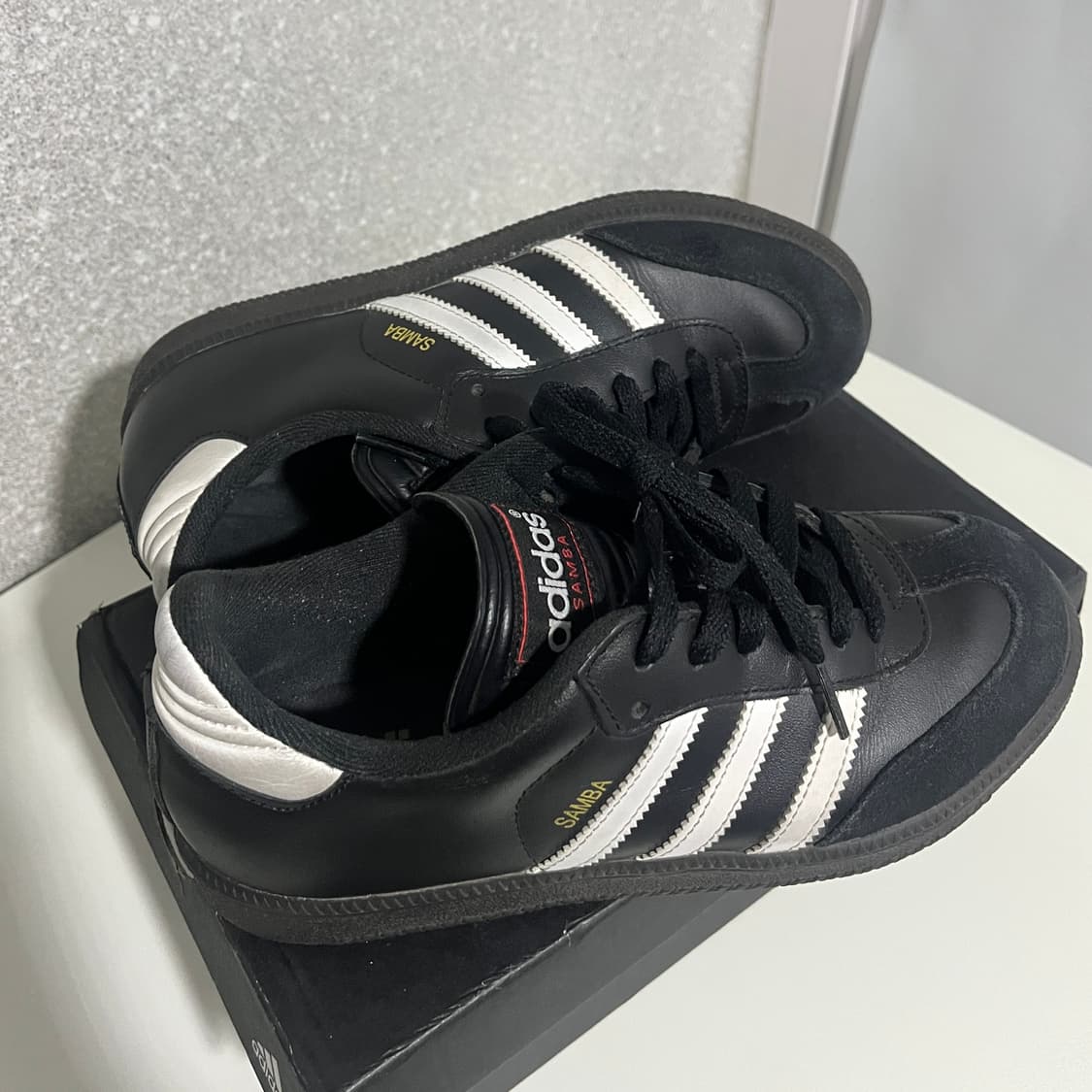 아디다스 삼바 J 클래식 코어 블랙 230 (036516) 상품이미지4