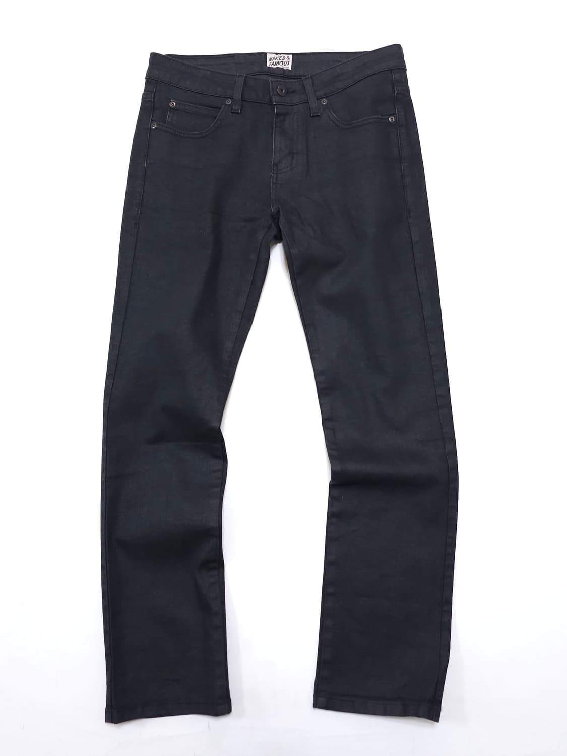 네이키드앤페이머스 왁스 블랙데님 진 상품이미지1