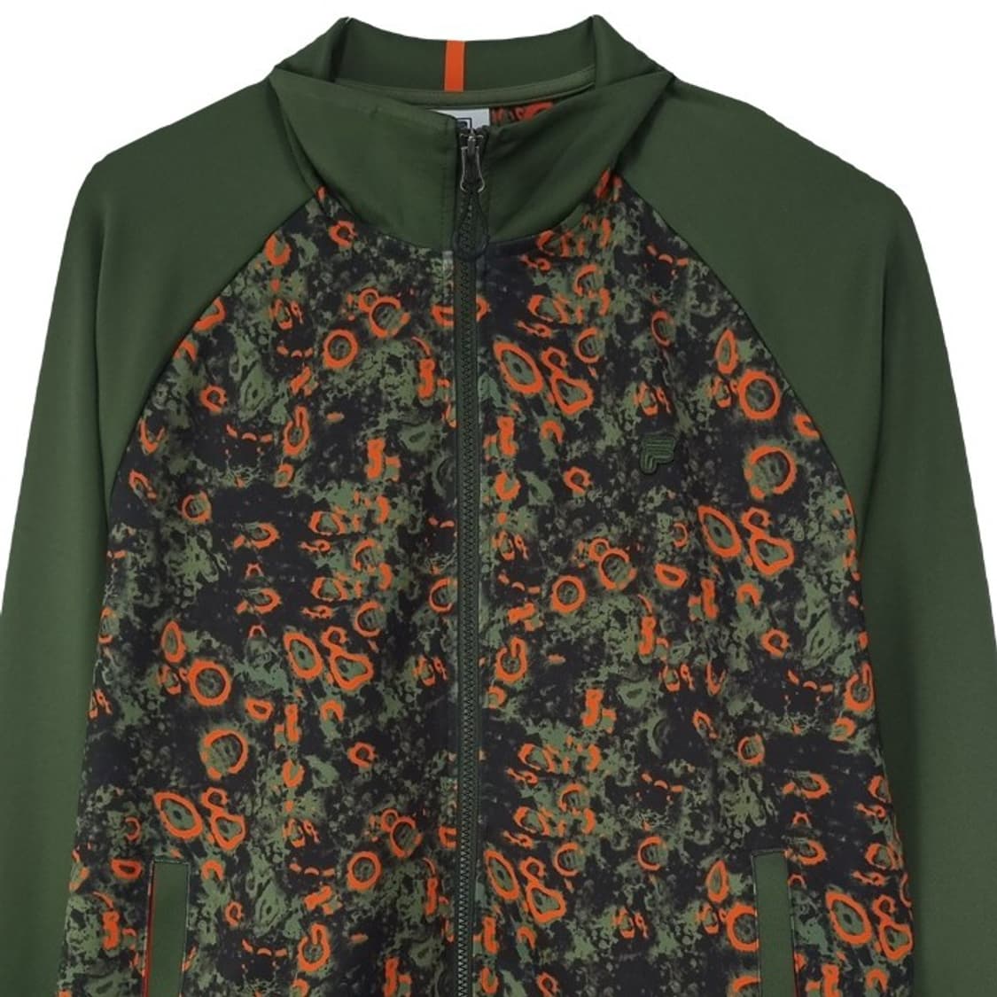 [휠라] 빈티지 패턴 져지 트랙탑 집업 자켓 M18686 상품이미지4