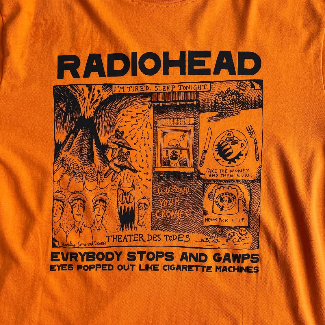 W.a.s.t.e. Clothing Radio Head Tee (M) 상품이미지2