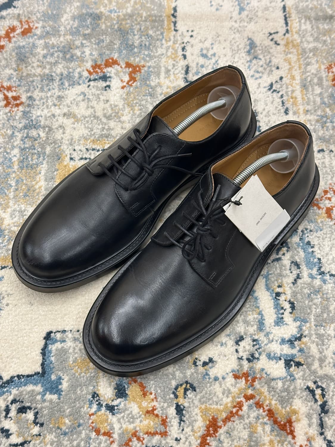 [새제품] 자라 오리진 더비슈즈 블랙 44 상품이미지1