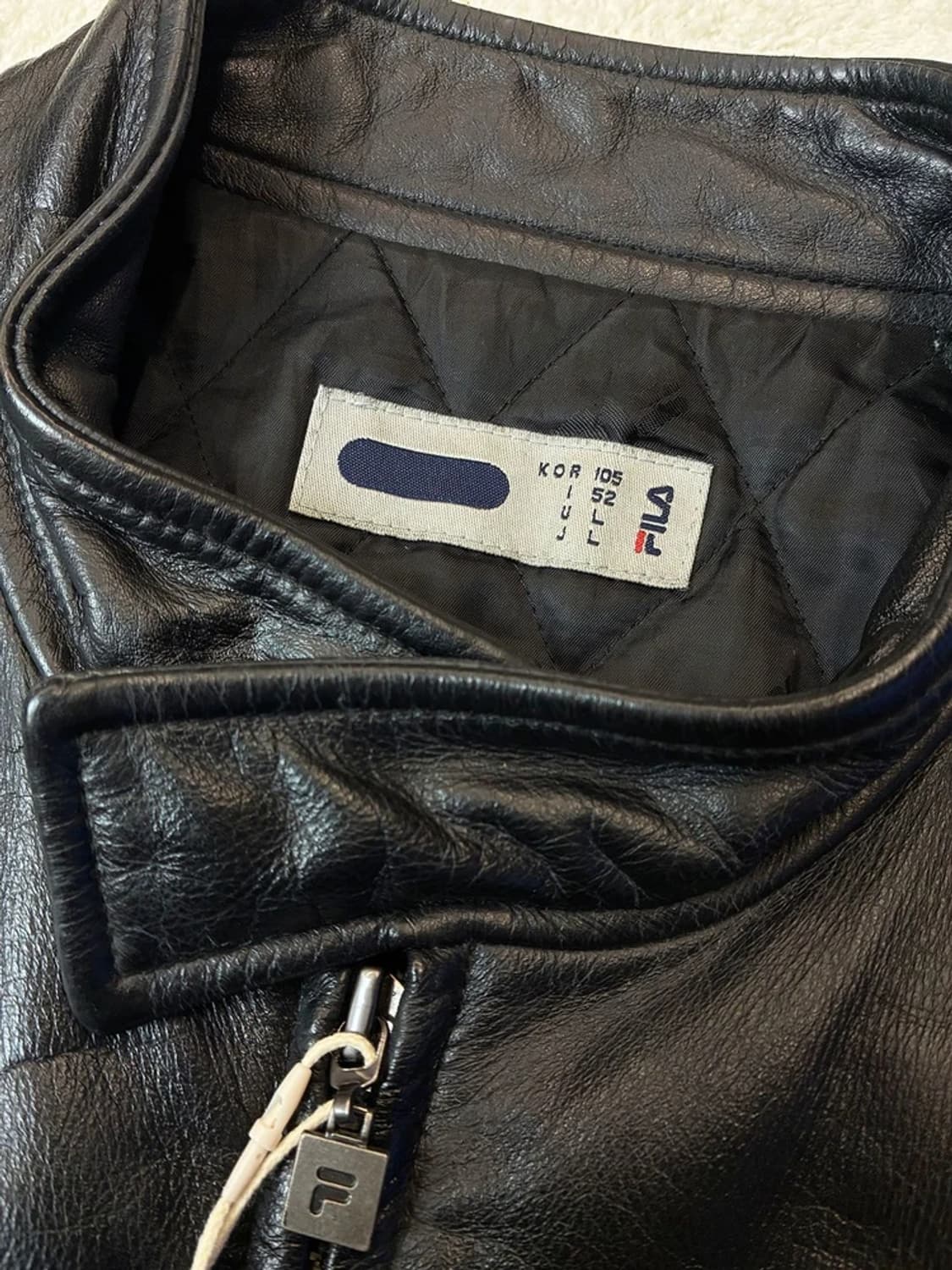 휠라 FILA 90's 100% 소가죽 레이싱 자켓 PN6106 상품이미지3