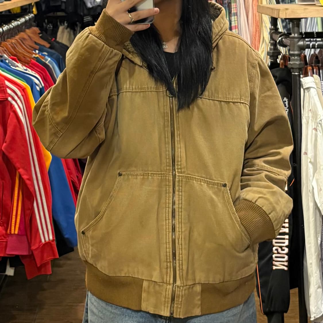 [HI] G.H.BASS 클래식 코튼 트러커 워크자켓 브라운 상품이미지2