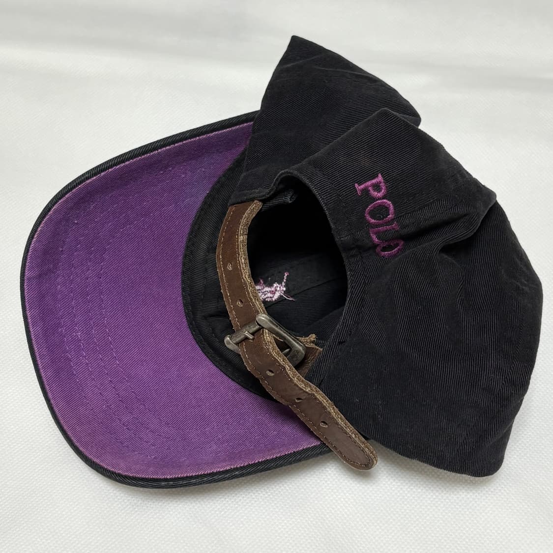 폴로 가죽끈 볼캡 상품이미지2