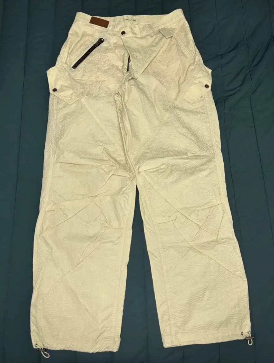 [소희 착용]앤더슨벨 멀티 밀리터리 팬츠 베이지 46 상품이미지5